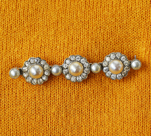 Starožitná bižuterie, brož 5,5x 1cm