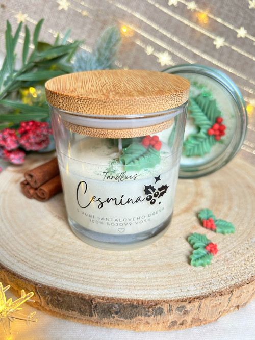 Sójová svíčka - Cesmína — foto 1