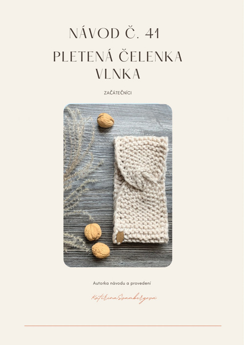 Návod na pletenou čelenku Vlnka č.41 * PDF
