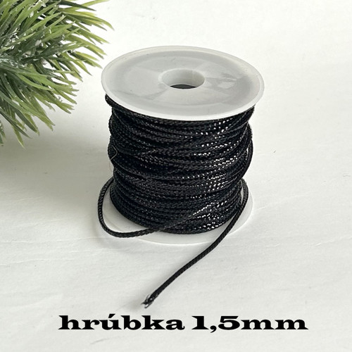 Vánoční dekorační provázek-tloušťka 1,5mm - 1m