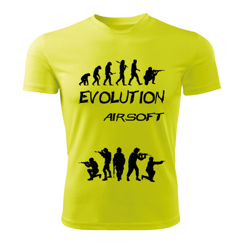 AIRSOFT tričko Evolution limetkové
