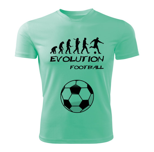 FOTBAL tričko Evolution FOOTBALL mátové