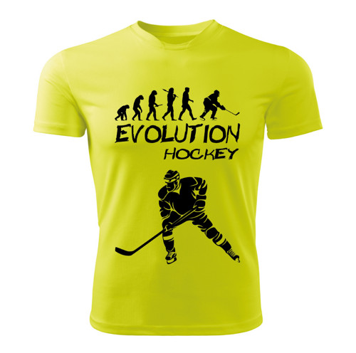 HOKEJ tričko Evolution limetkové — foto 1