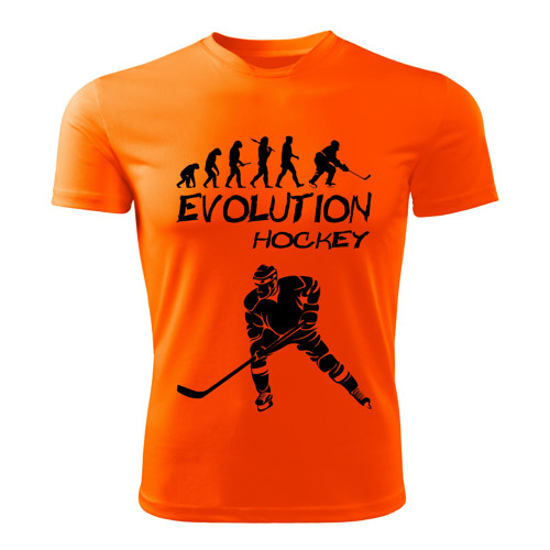 HOKEJ tričko Evolution oranžové