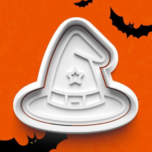 Vykrajovátko Halloween - čarodějnický klobouk