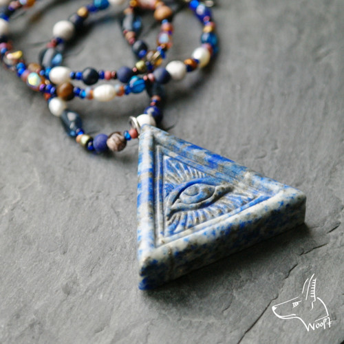 Oko prozřetelnosti lapis lazuli