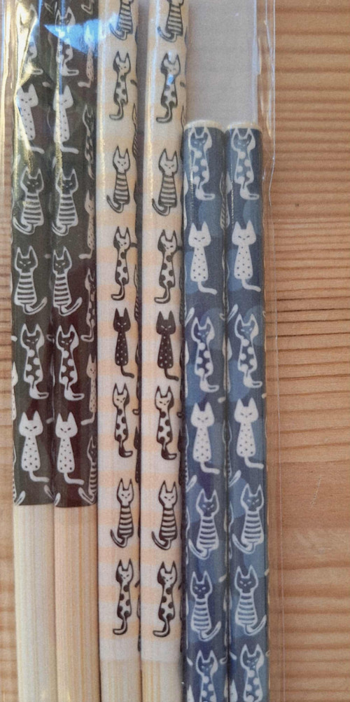 Bambusové dlouhé hůlky z Japonska kočky 33/30/27cm