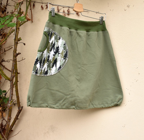 Sukně Khaki teplákovina S/M