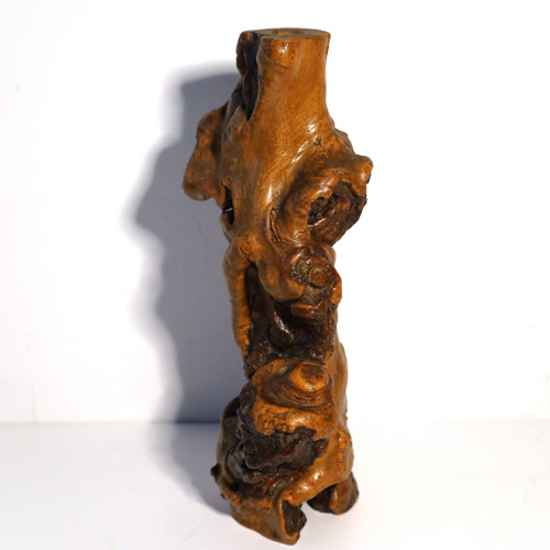 Svícen samorost dřevěný, 28,5 x 11 cm