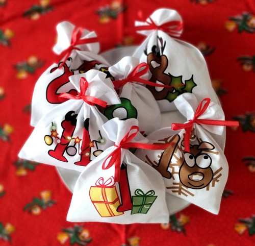 Adventní pytlíčky VESELÁ ČÍSLA