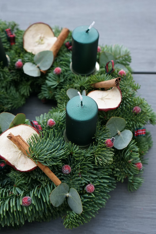 Adventní věnec Nobilis zelený — foto 1