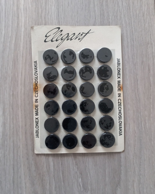 Skleněné retro - knoflíky