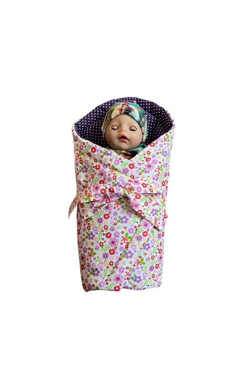 Zavinovačka pro panenku do 36 cm - kvety