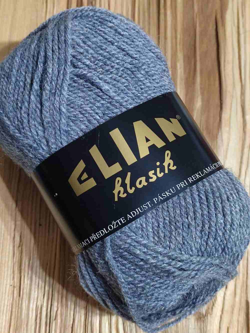 Pletací příze Klasik 50 g barva 944 šedá střední