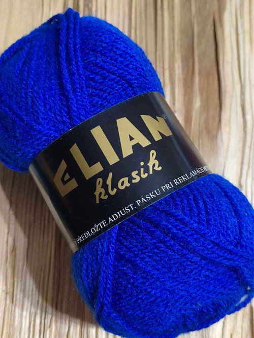 Pletací příze Klasik 50 g barva 133 modrá