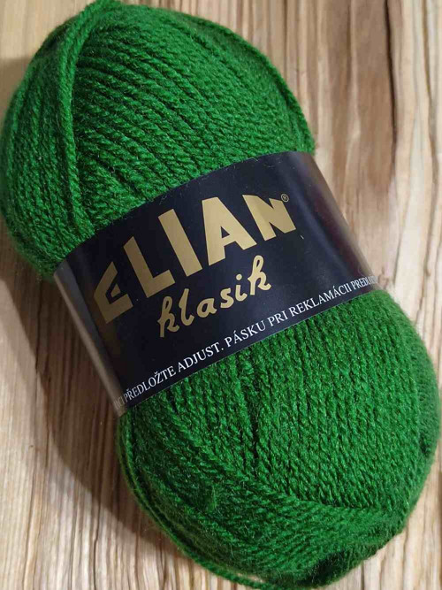 Pletací příze Klasik 50 g barva 3584 zelená