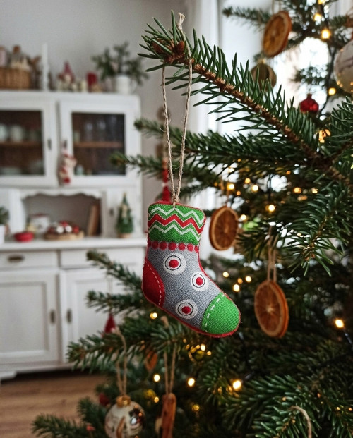 Malá vánoční ponožka