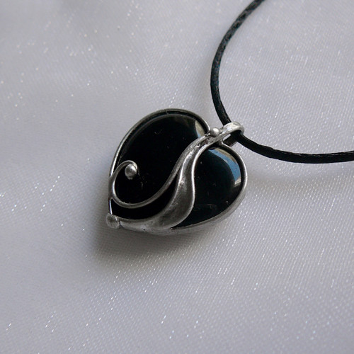 Mini srdiečko - Onyx