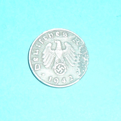 Platební MINCE • 1 říšský fenik 1942 / A