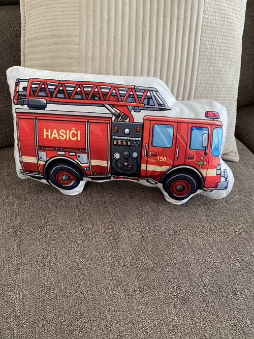 Polštář 3D - Hasiči