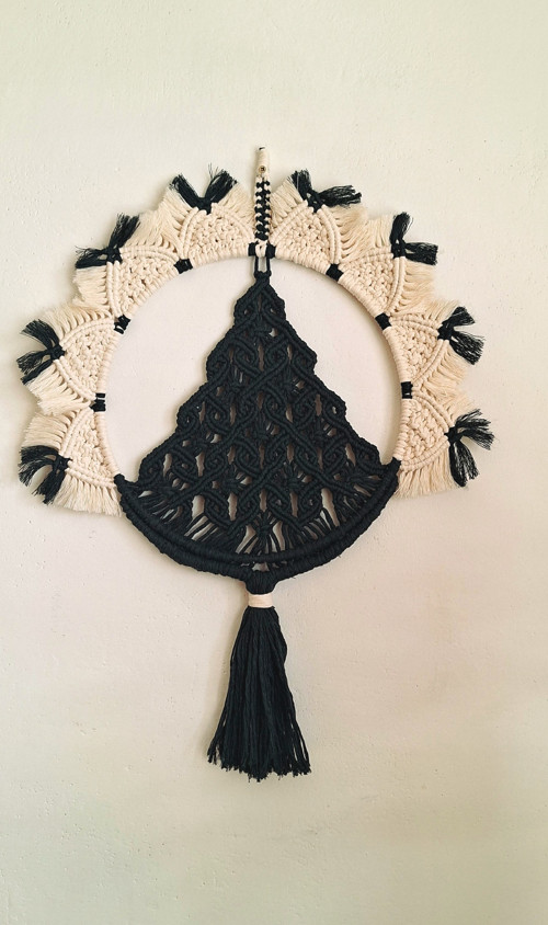 Macramé strom