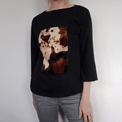 Černé s kožešinou vel XS-XXL
