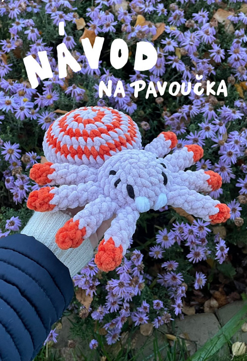 Návod na háčkovaného pavouka Aragoga