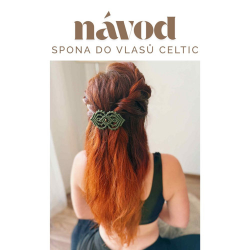 Macramé spona do vlasů CELTIC videonávod