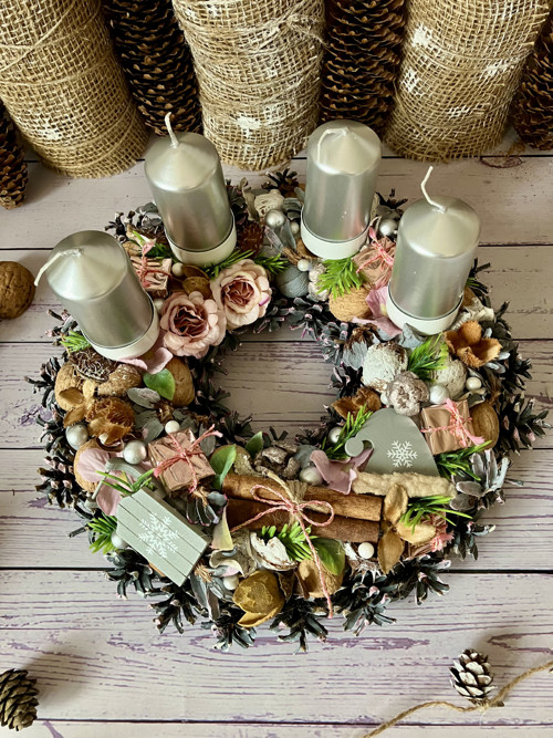Adventní věnec - Vánoční čas — foto 1