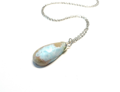 Larimar - řetízek z chirurgické oceli