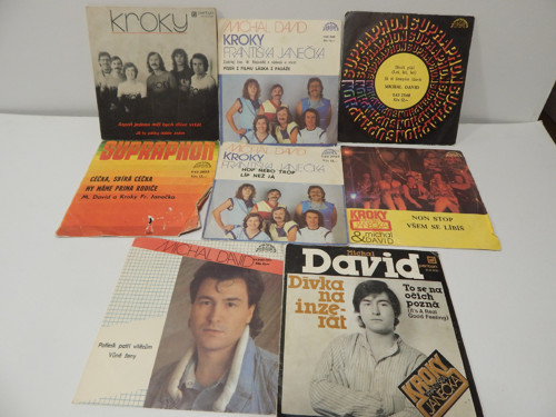 8 x malá deska- singl- M.David — foto 1