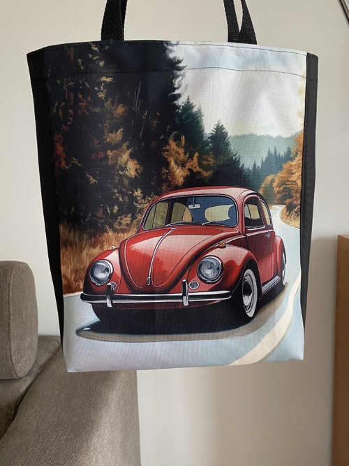 Nepromok.taška přes rameno - Auto Brouk