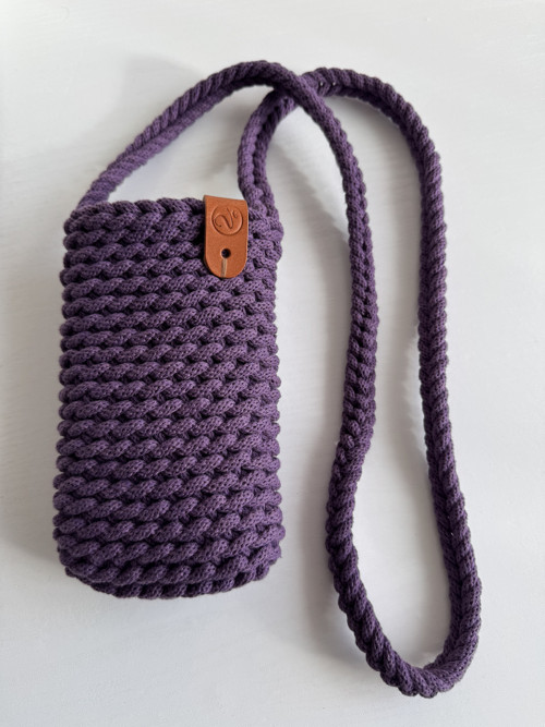 Crossbody kabelka na mobil - fialová