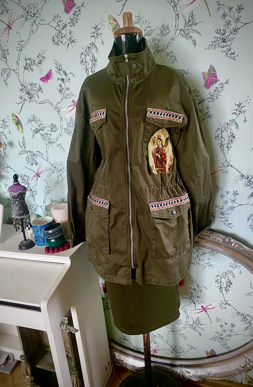 Bunda parka boho hippie — foto 1