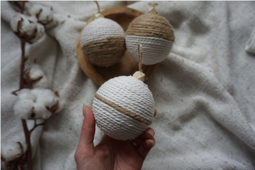 Macramé baňky Juta- set