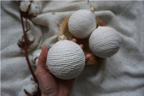 Macramé baňky Natural - set