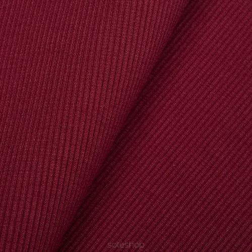 Žebrovaný náplet Burgundy