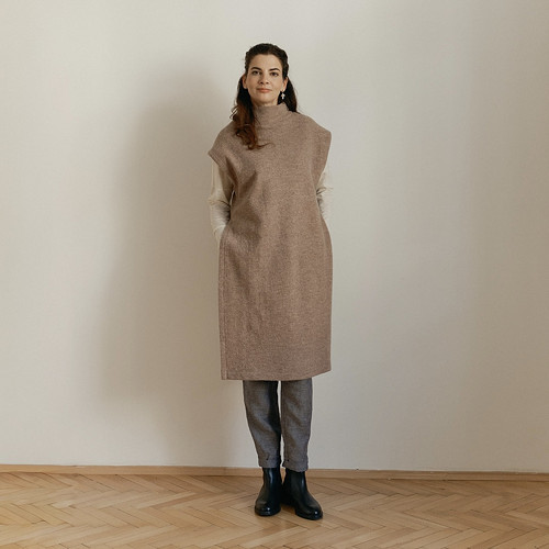 Merino vesta LANA/béžová