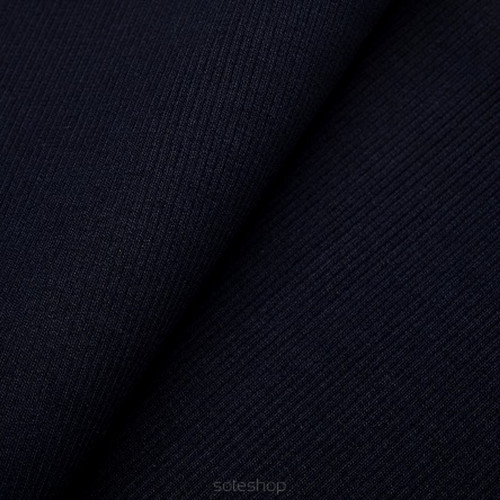 Žebrovaný náplet Navy blue
