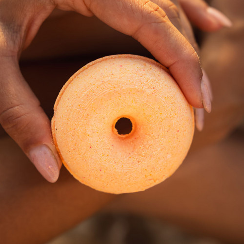 ŠUMIVÝ DONUT do koupele - Měsíček - 60g