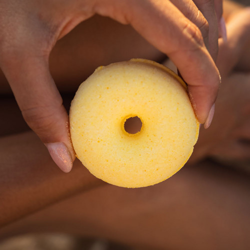 ŠUMIVÝ DONUT do koupele - Citrón - 60g