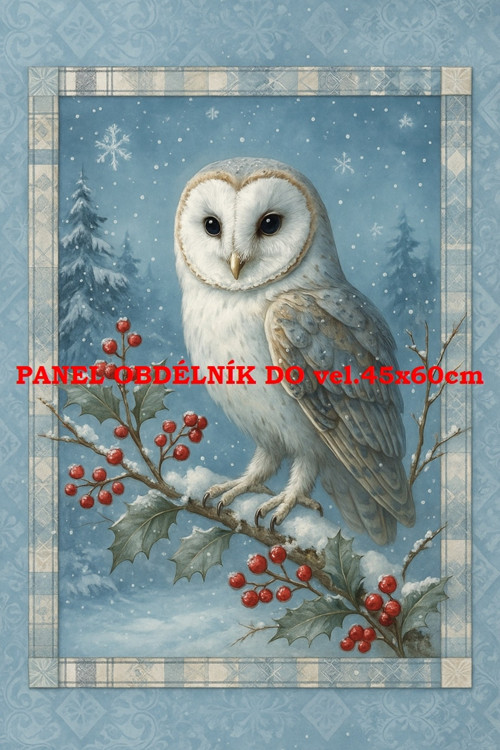 Bavlněný panel 17x25 cm skladem