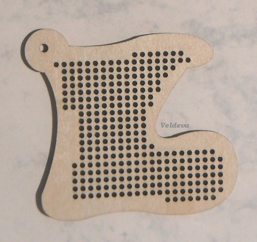 Vyšívací šablona botička 7 cm