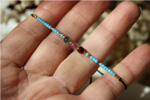 Achát. Simple bracelet. — foto 1