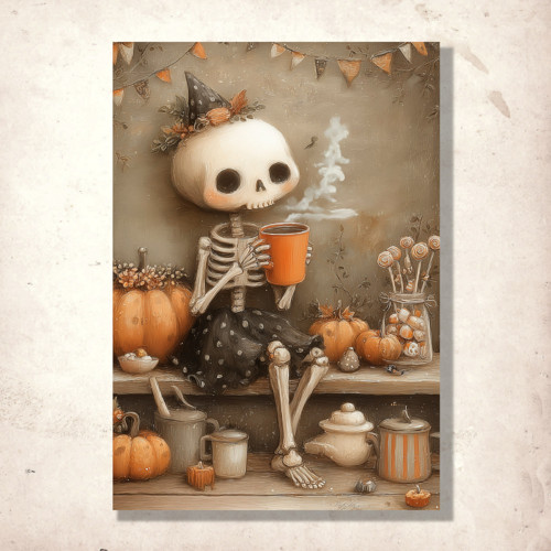 Pohlednice Oranžová jako Halloween 32.