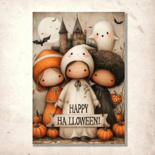 Pohlednice Oranžová jako Halloween 31.