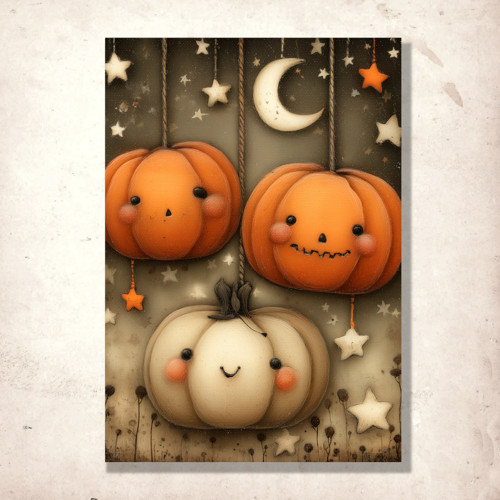 Pohlednice Oranžová jako Halloween 22.