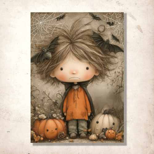 Pohlednice Oranžová jako Halloween 16.