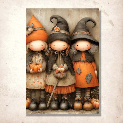 Pohlednice Oranžová jako Halloween 15.