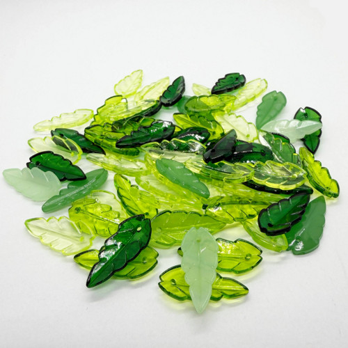 Lístky, 10x23mm, mix, 20g — foto 1